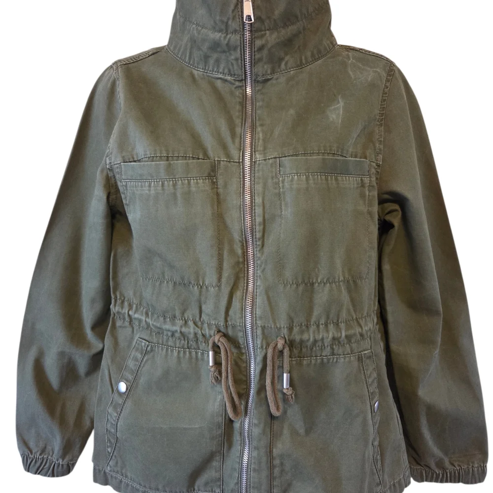 Old Navy Khaki Green Utility Jacket - Picture 3 of 9